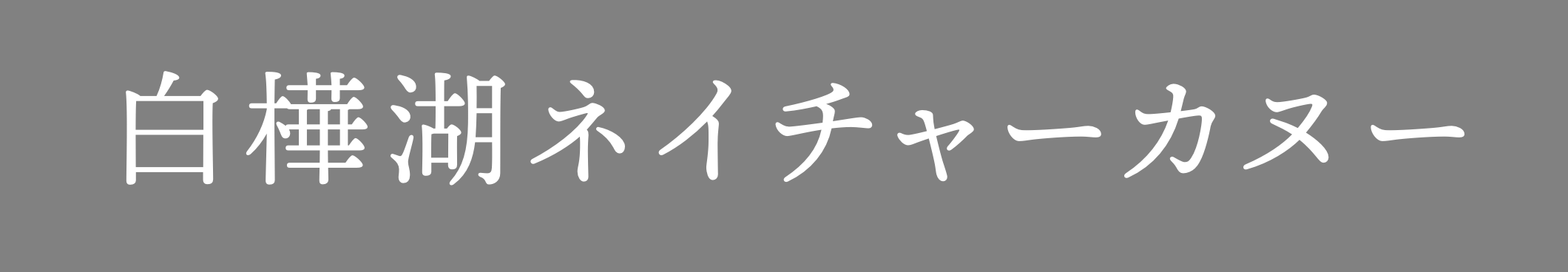 白樺湖ネイチャーカヌー