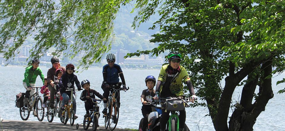 Lake Suwa cycling