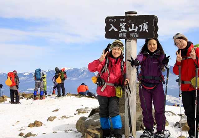 入笠山　スノートレッキング